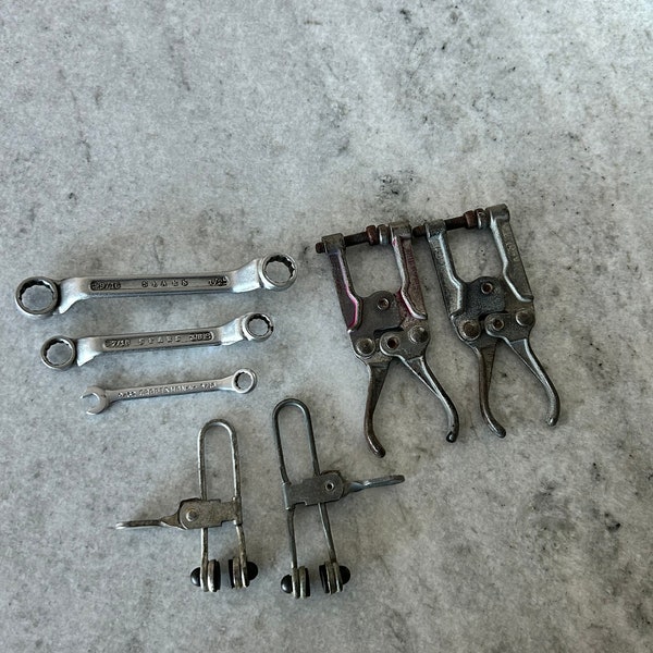Mix Lot Clamps Wrenches Yates Manufacturing, Sears And Knu-Vise