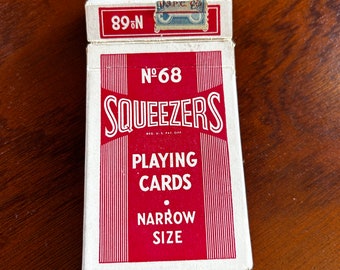 Squeezers No. 68 Angel Back Playing Cards Revenue Tax Stamp