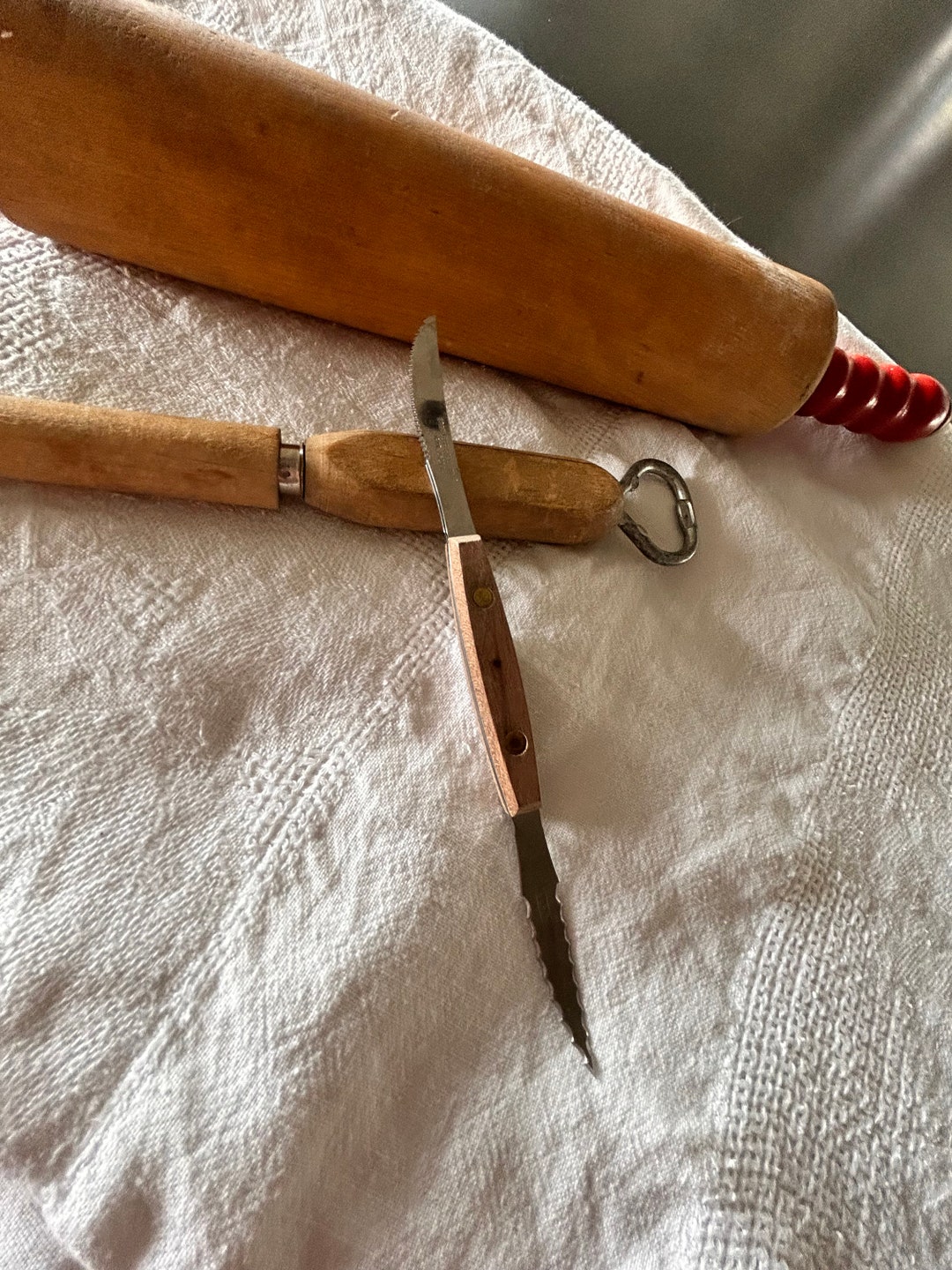 Grapefruit Knife Double Duty Norpro Made in Taiwan Wood Handle Etsy