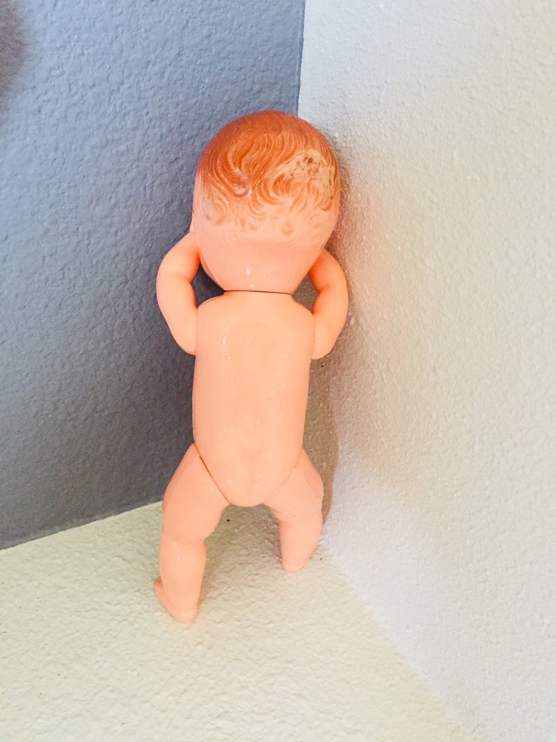 Ideal Boopsie Doll Hard Plastic Vintage 8 Inch Sleepy Blue