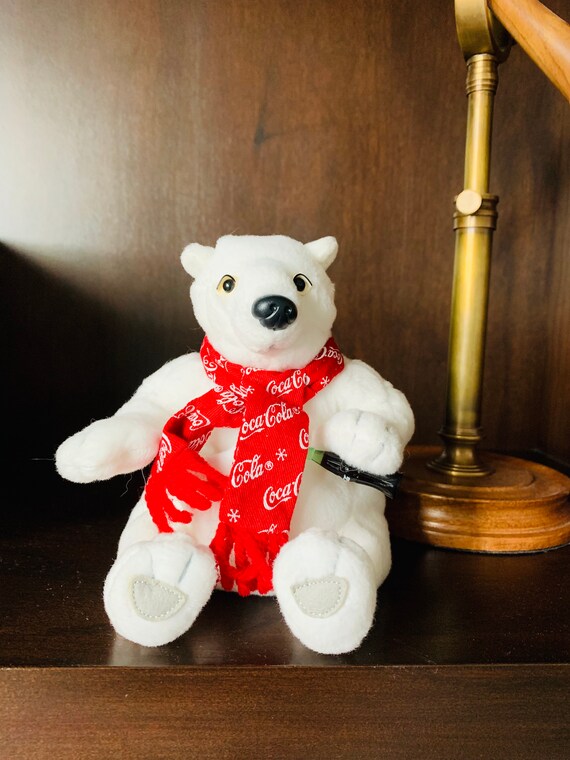 coca cola plush polar bear