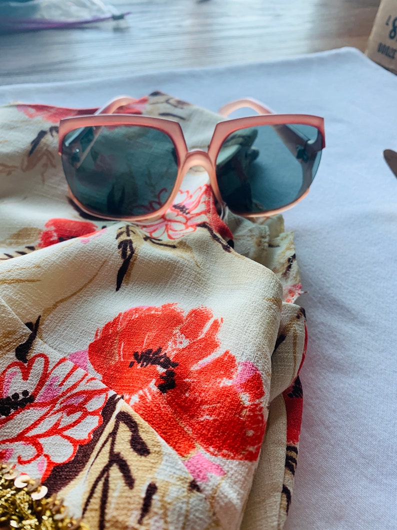 Oversized Sunglasses Made in Japan Earth Tone Lucite Frame Etsy