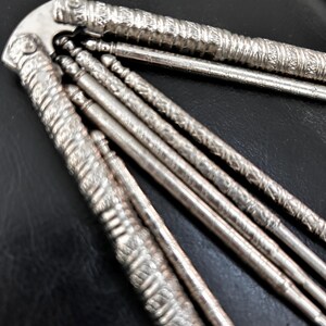 Spring Loaded Shell Nut Cracker and Six Assorted Nut Picks Textured ...