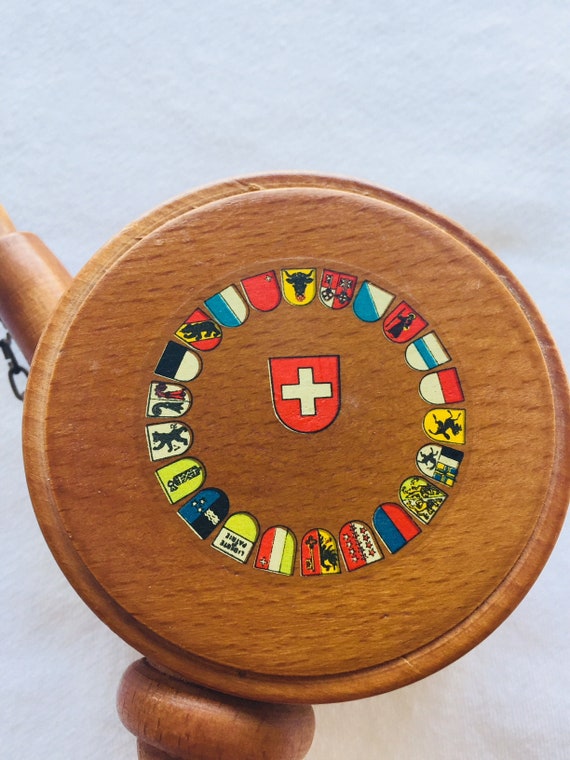 Swiss Wine Cork and Pourer Music Box Vintage Windup Music Box Etsy