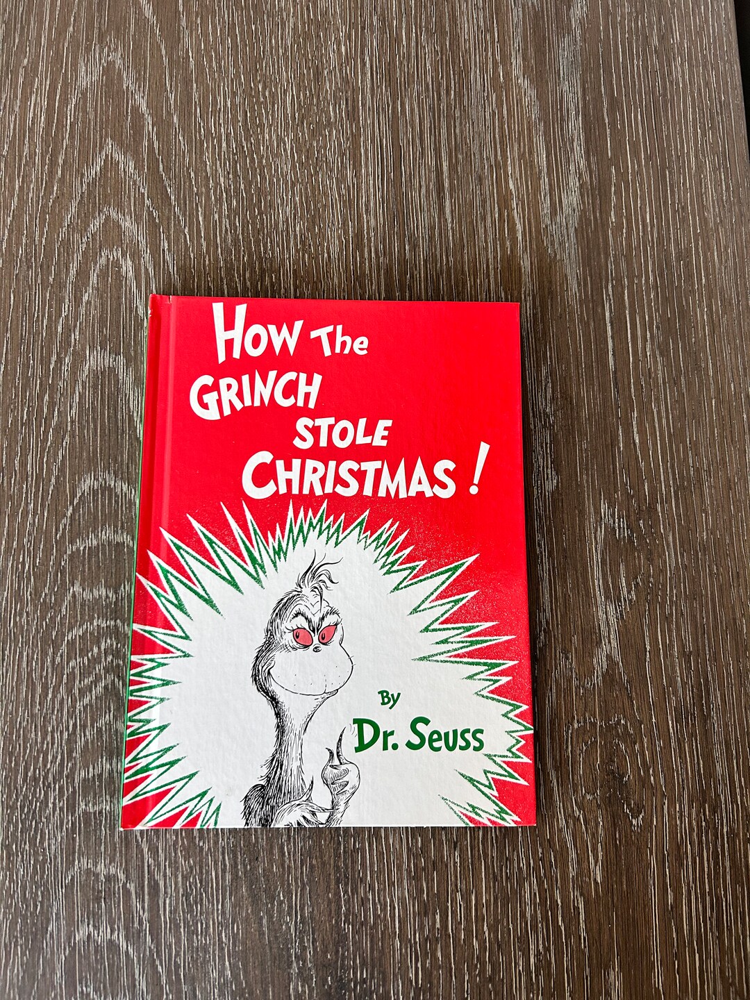 Dr Seuss how the Grinch Stole Christmas Hardback Book Reprint of 1957