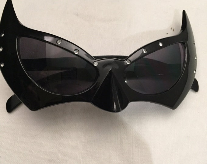 Cat Woman Sunglasses Halloween Batgirl Costume Accessory Etsy