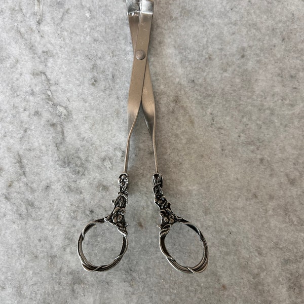 Pewter Enchantment Candle Wick Trimmer Scissor Style PartyLite 1980's