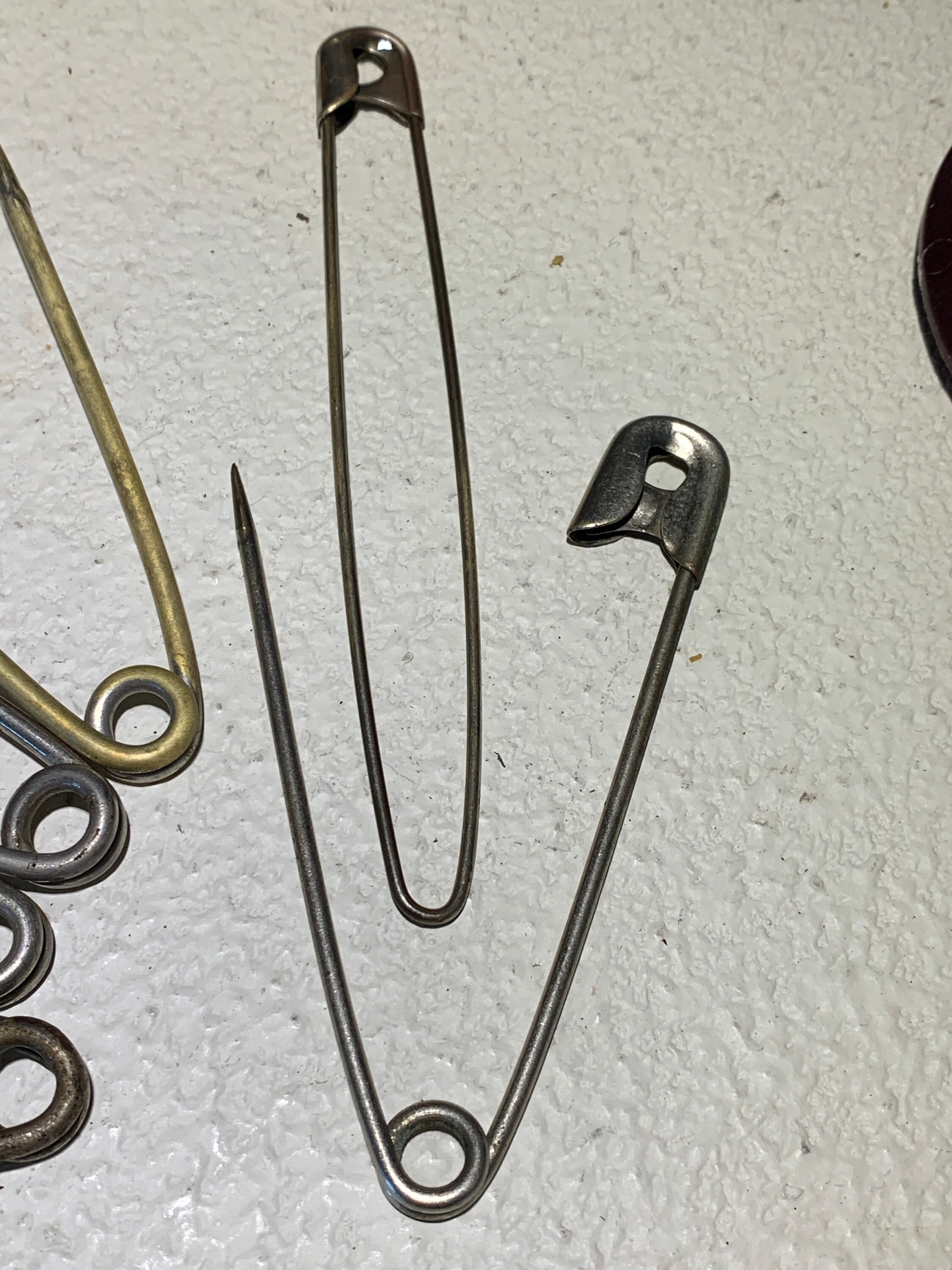 Metal Horse Blanket Pins Huge Safety Pin Fasteners 1950's Etsy