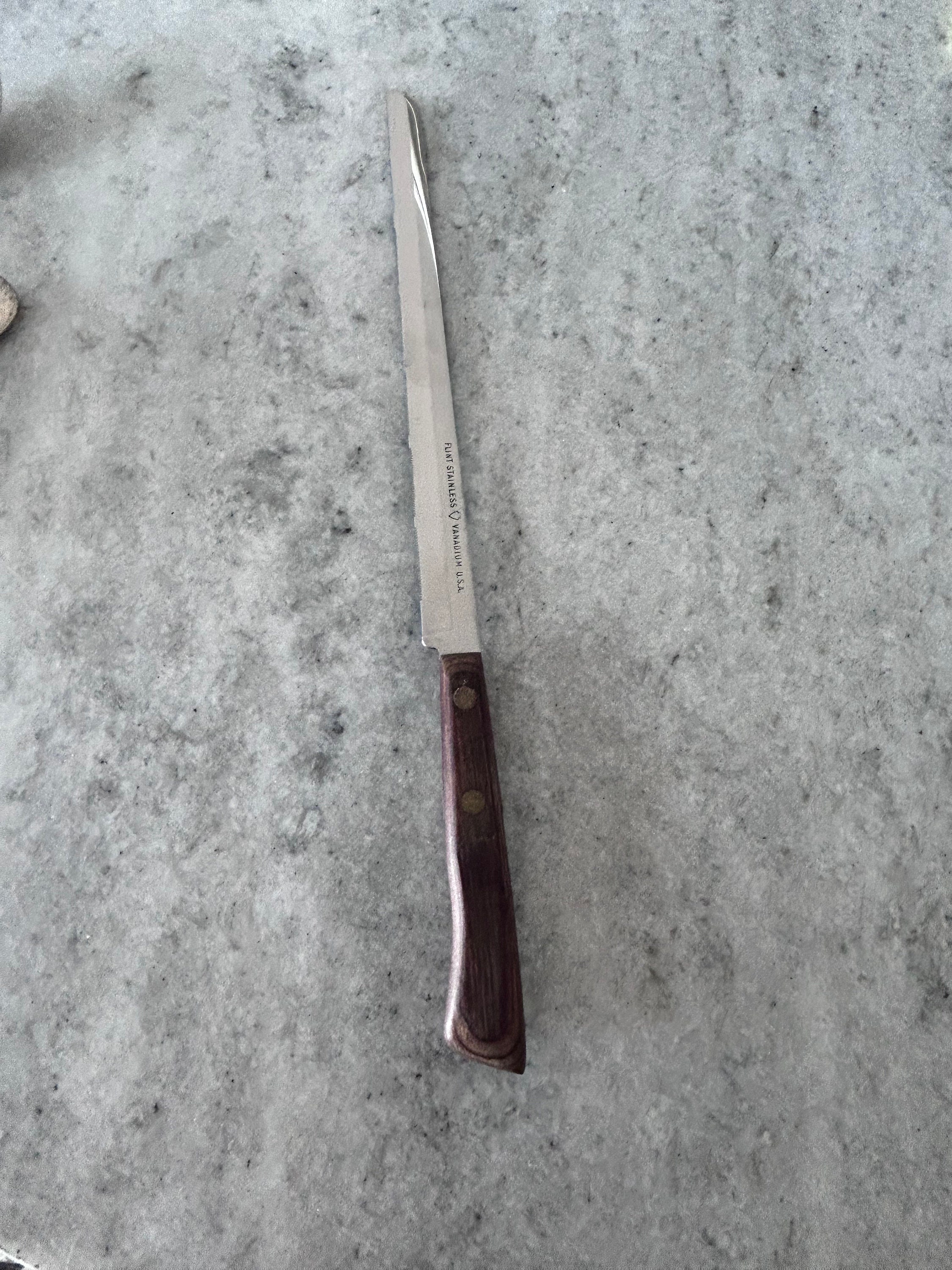 Ginsu -Kiso Original Slicer Blade Serrated Knife Chopping Slicing
