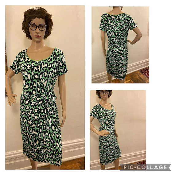 Brazilian designed print dress with a 50’s style - image 1