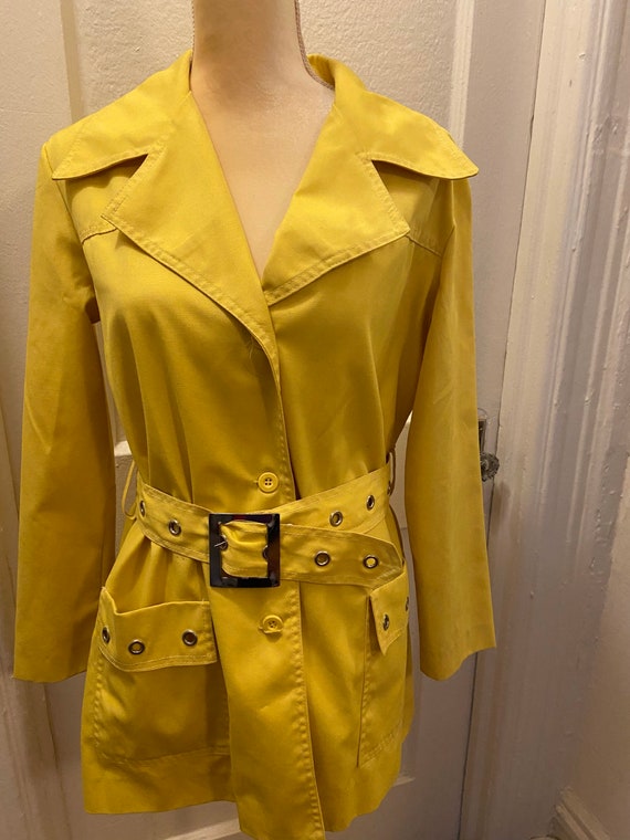 Koret of California yellow weather jacket