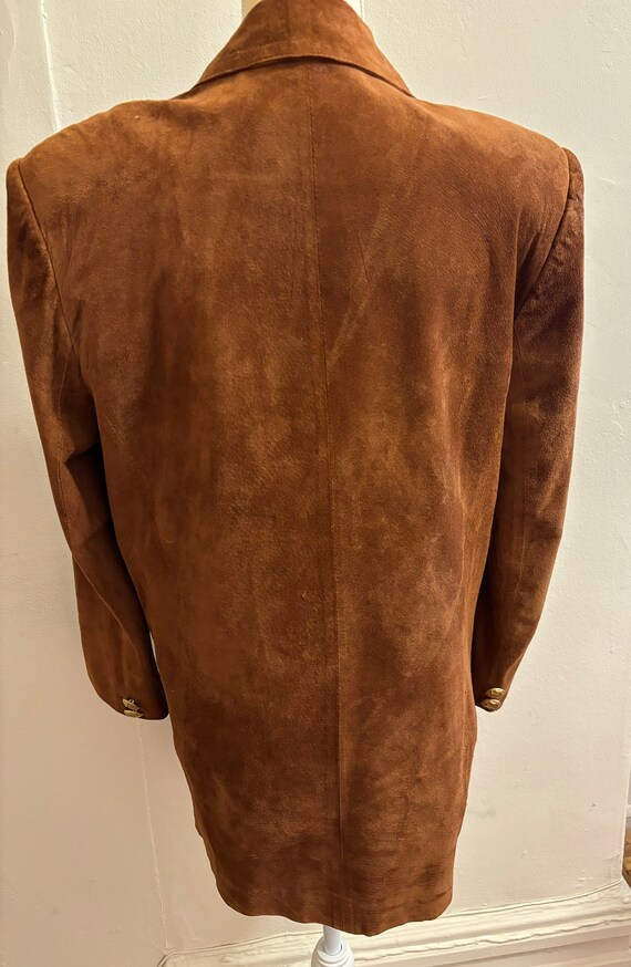 80’s Lord & Taylor Rust Pigskin Suede Woman’s Bla… - image 6