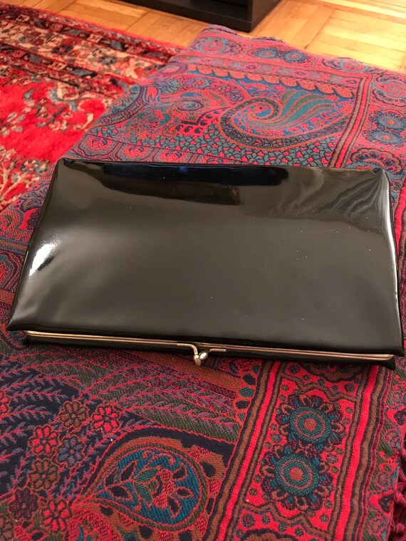 Black vintage clutch Gem