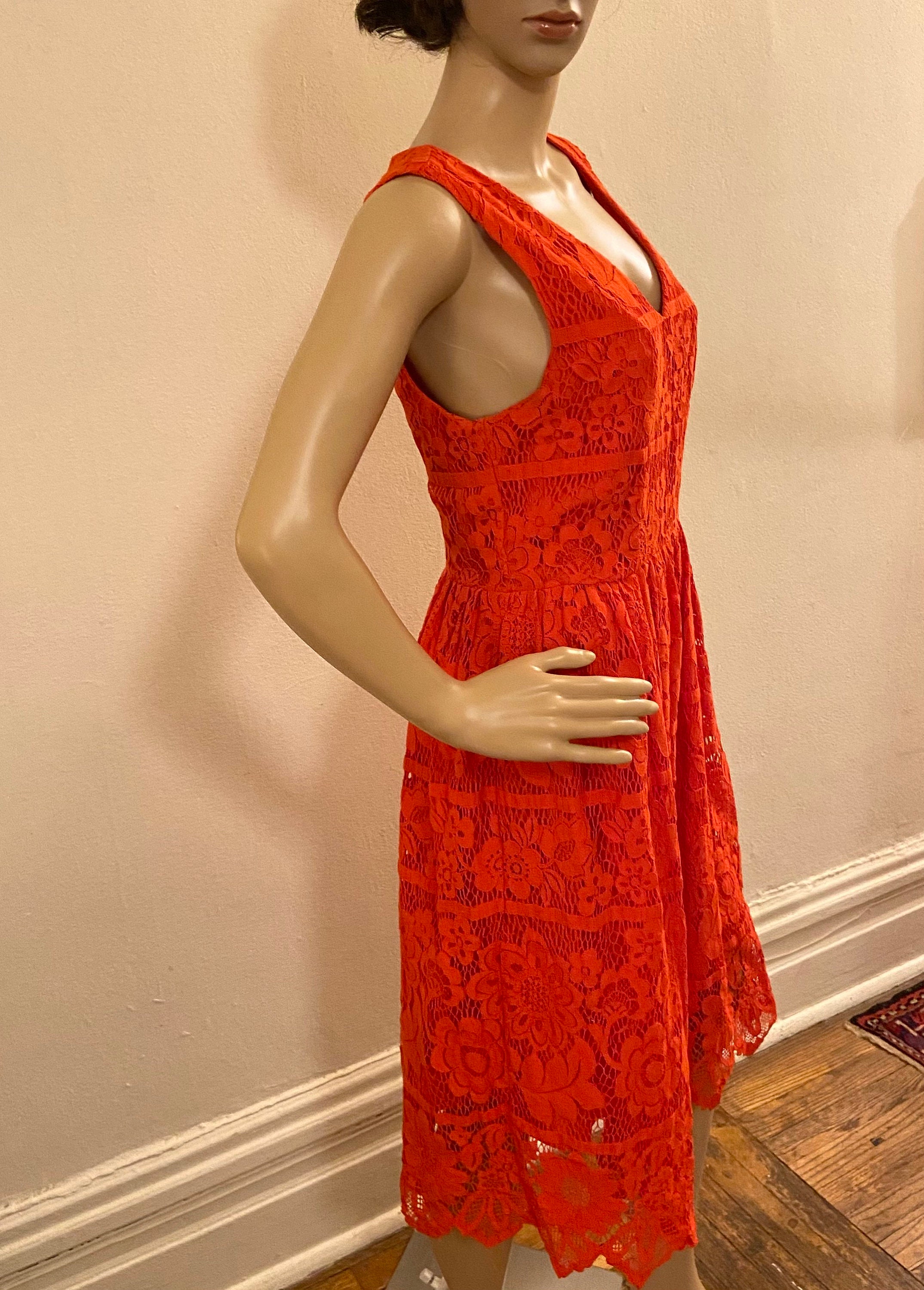 open lace back dress Vermilion's Lullaby Midi Dress– Teuta Matoshi main image 0