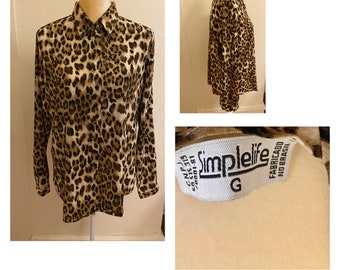 Leopard print blouse by Simplelife made in Brazil