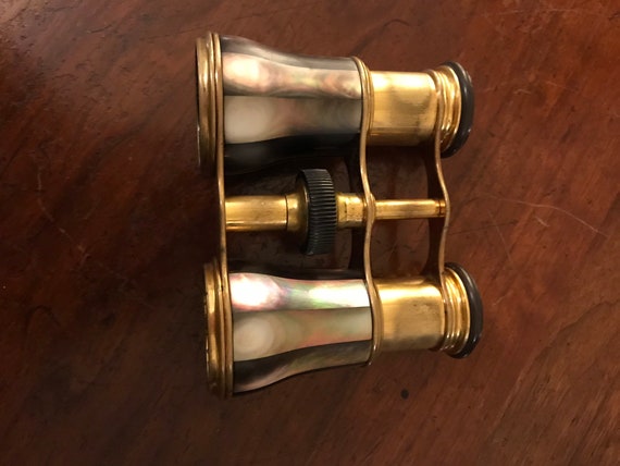 Antique Mother of Pearl opera Glasses - image 5