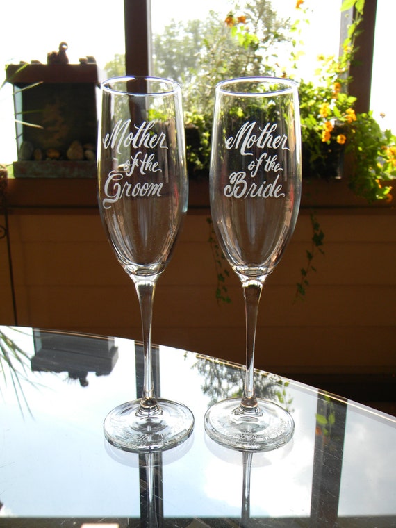 mother of the bride champagne flute