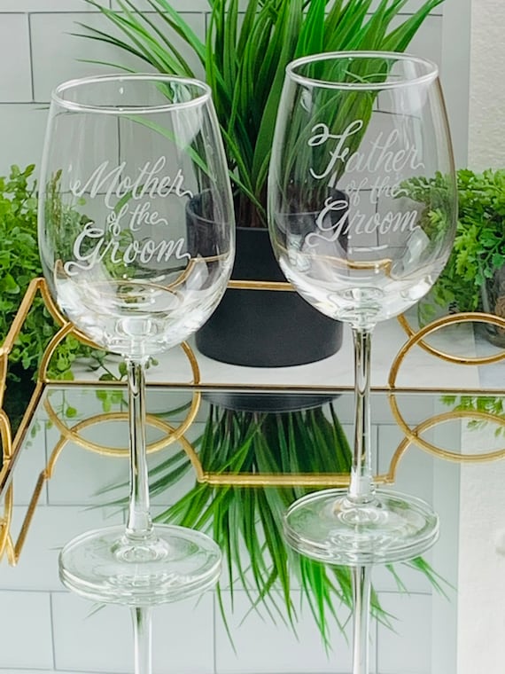Mother of the bride wine sale glass