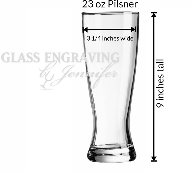 MR & MRS Hand Engraved Pilsner Beer Glasses with Last Name. Wedding Gift. Gift for Couple. Anniversary. Bride Groom Toasting Glasses image 2