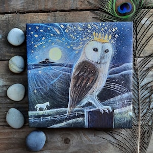 Bloudeuwedd Canvas Boxed Print by Hannah Willow