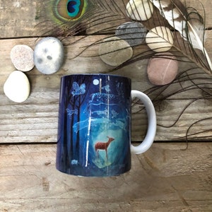 Enchanted Forest Coffee Mug by Hannah Willow image 1