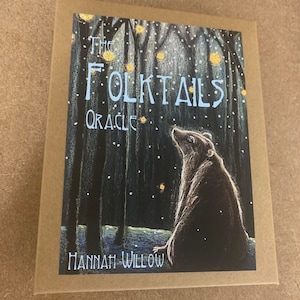 The Folktails Oracle By Hannah Willow. Tarot, oracle set with 36 cards and handmade book