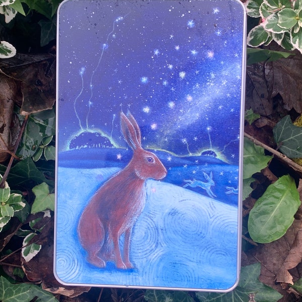This Winters Night Art Tin