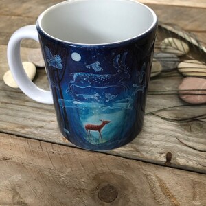 Enchanted Forest Coffee Mug by Hannah Willow image 2