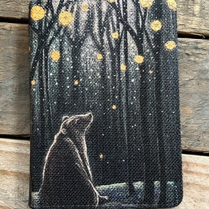 Bears in the Stars cloth bound refillable notebook and journal