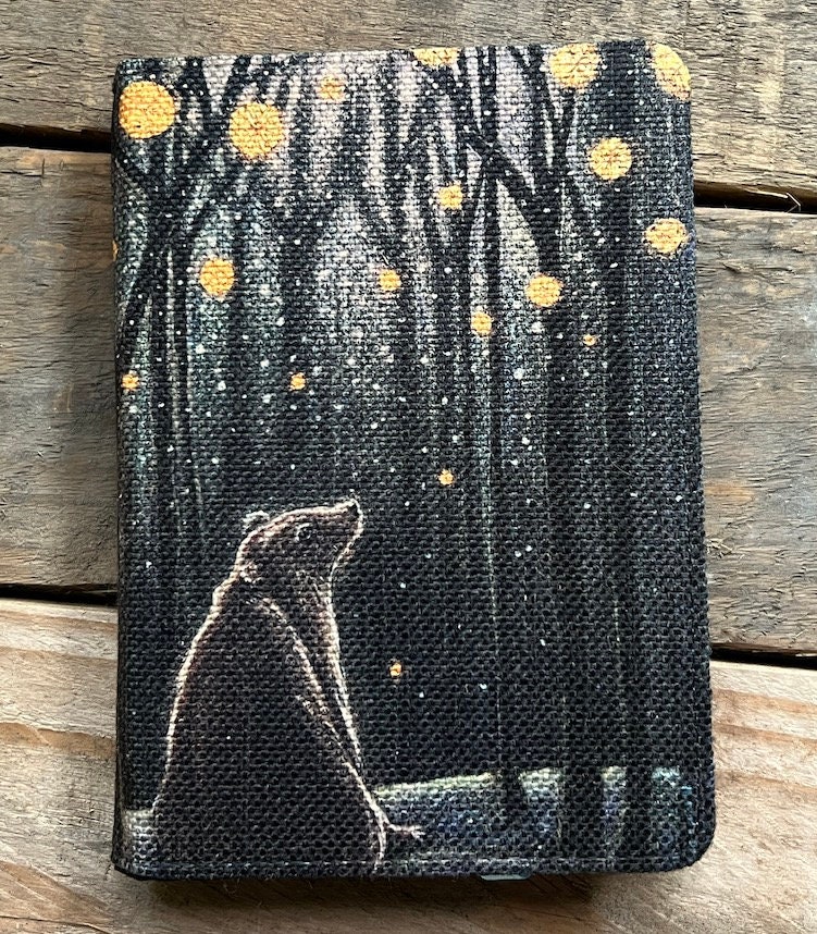 Bears in the Stars cloth bound refillable notebook and journal