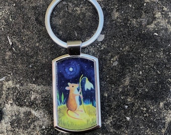 Wilfred Mouse Keyring by Hannah Willow