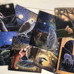 Pacote de 10 cartões de felicitações de Hannah Willow