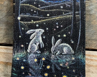 Hare under the stars cloth notebook, brand new design for 2022