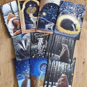 Weihnachtskarten-Pack, bestehend aus alten Favoriten und neuen Karten von Hannah Willow