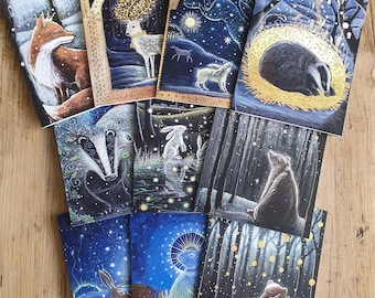 Weihnachtskarten-Pack, bestehend aus alten Favoriten und neuen Karten von Hannah Willow