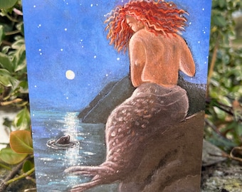 Secret of the Selkies Greetings card by Hannah Willow.