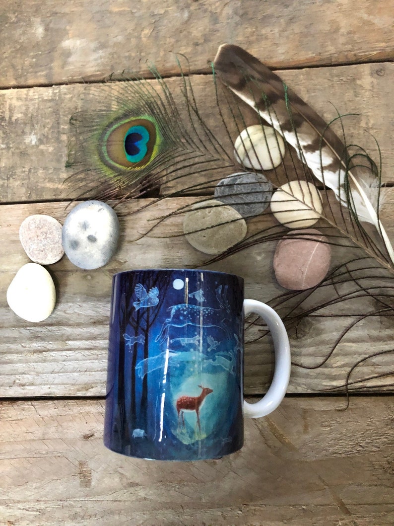 Enchanted Forest Coffee Mug by Hannah Willow image 1