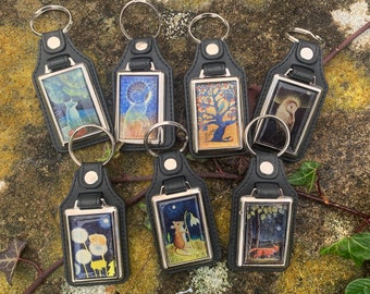 High quality key fob in a choice of various designs, Hare Key Fob, Animal keyring