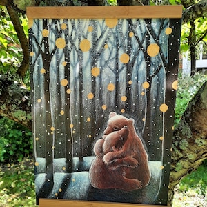 Full SRA3 Poster of 'Winter Hygge' by Hannah Willow