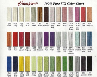 GUDEBROD SILK Full Spools - Hundreds of Yards, Many Colors, D - FFF