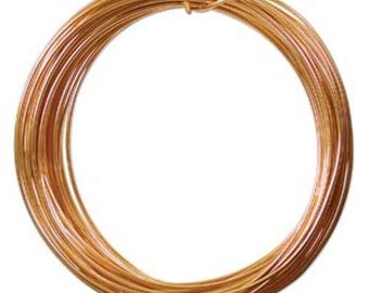 78 Feet 12 Gauge GOLD ALUMINUM Craft Wire - Sculpture, Armatures, Jewelry, Wall Hangings