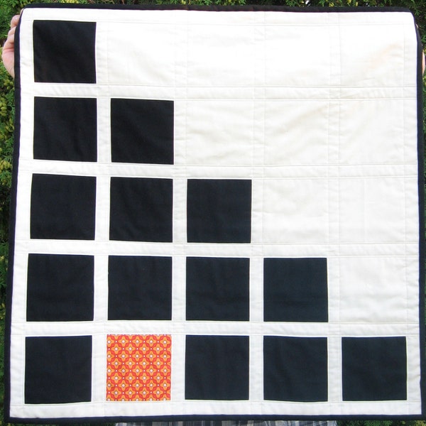 PDF PATTERN, Geometric Building Blocks baby quilt or wall hanging