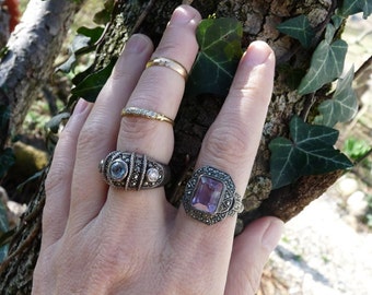 Victorian Edwardian Renaissance Style Vintage Handmade Ring, A Marie Antoinette Bauble, offered by RusticGypsyCreations