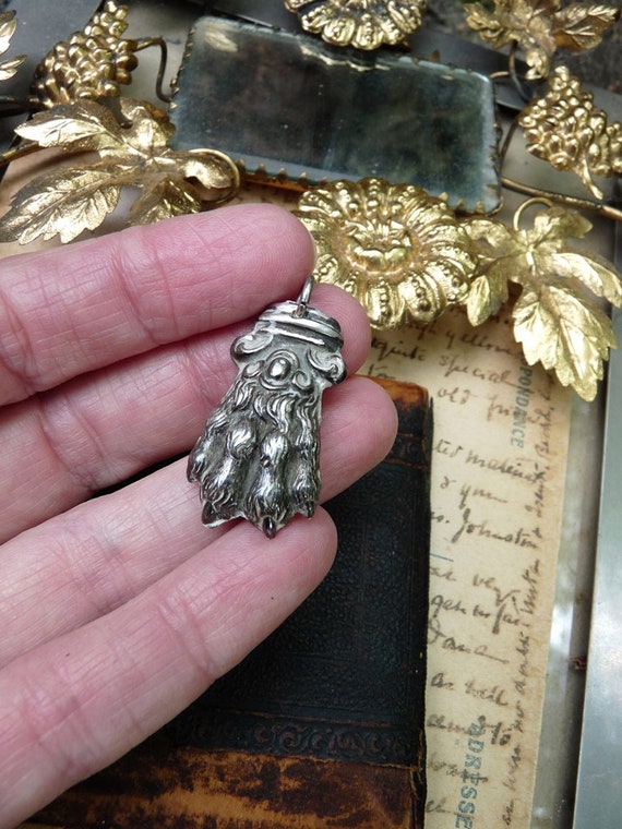Antique French Lion Paw Charm, by RusticGypsyCrea… - image 4
