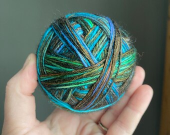 Self Striping Sock Yarn, 100 gram gobstopper ball, four colors