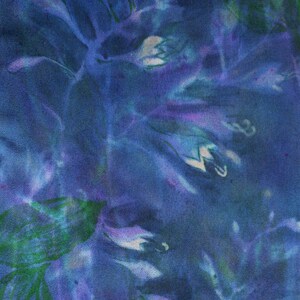 silk scarf hand painted Hosta Moonlight unique extra long chiffon wearable art lavender jade green white floral image 8