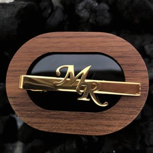 Custom Tie Clip, Wedding Tie Clip, Initials Tie Clip, Christmas Tie Clip, Cufflink Men Gifts,  Groomsmen Gifts, Engraved Best Man Tie Clip.