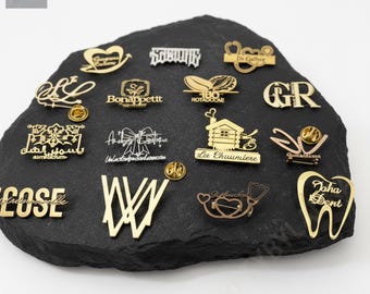 Brooch, Custom Logo Enamel Brooch: Personalized Business Lapel Pin