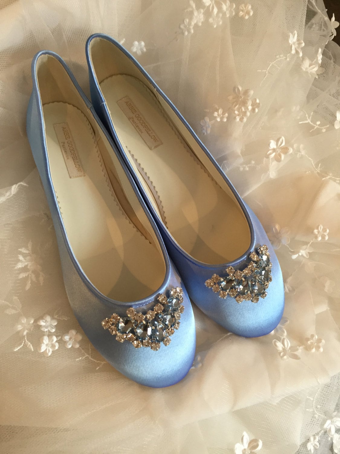 tæppe Isolere ensidigt Cinderella Shoes Wedding Shoes Blue Bridal Shoes Ballet | Etsy