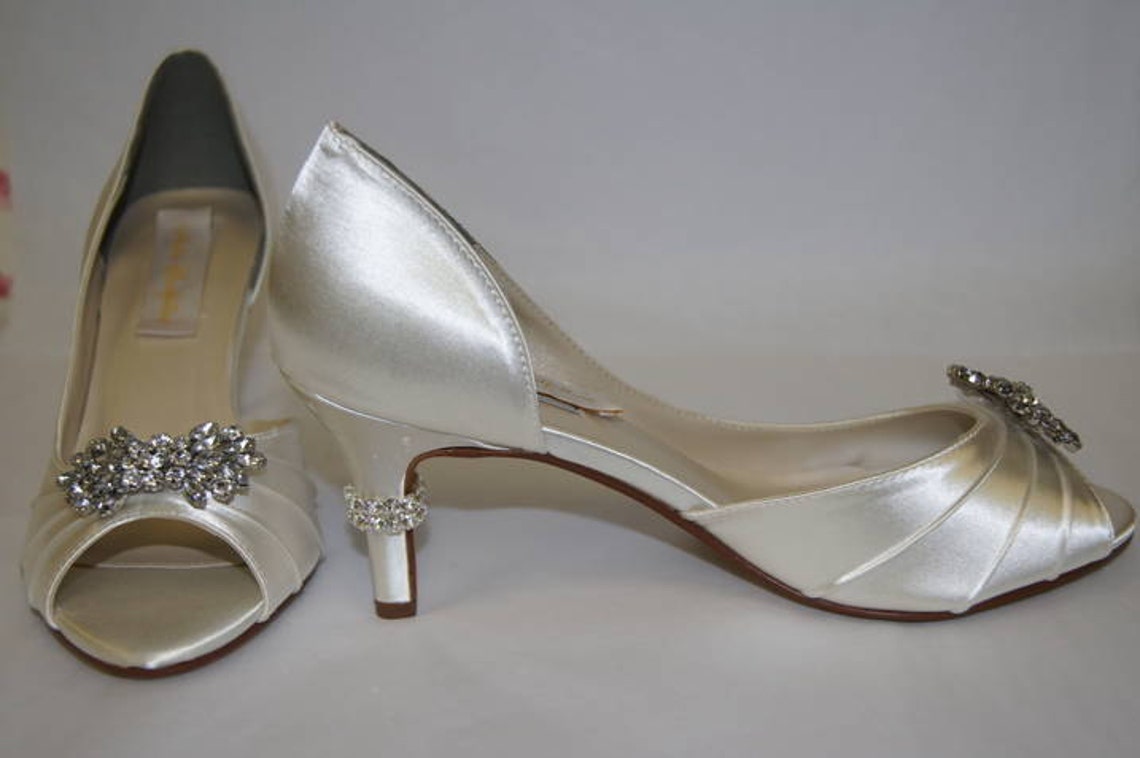 Wedding Shoes Great Gatsby Wedding Peep Toe Pumps Choose | Etsy